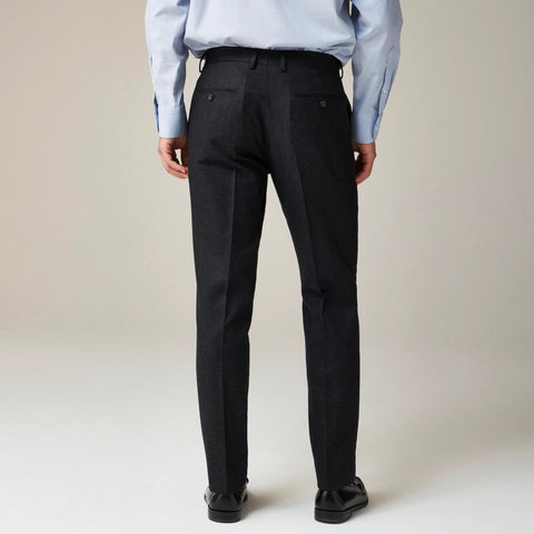 Ludlow Slim-fit suit pant in English cotton-wool blend