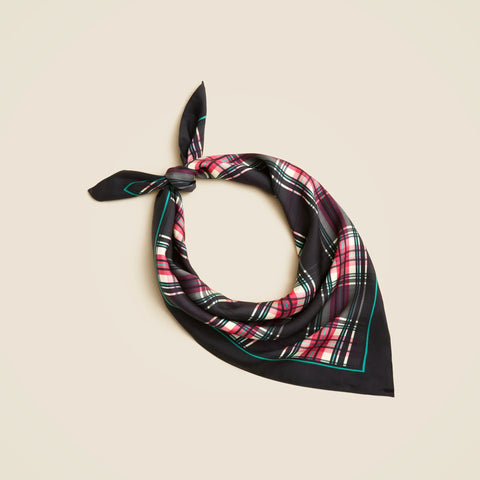 Oversized silk bandana