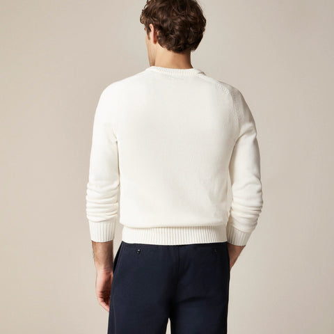 Heritage cotton crewneck sweater