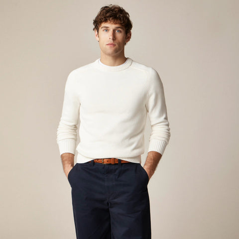 Heritage cotton crewneck sweater