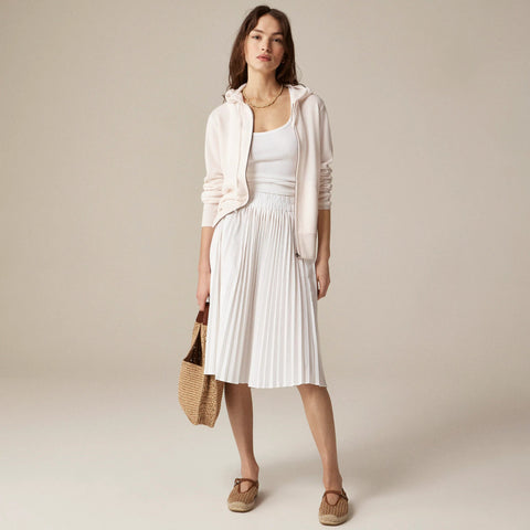 Cashmere full-zip sweater-hoodie