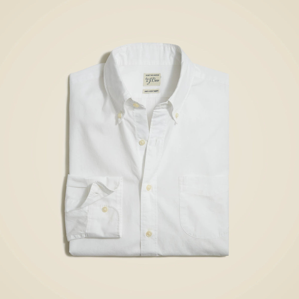 Secret Wash cotton poplin shirt
