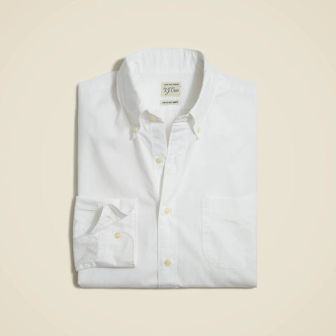 Secret Wash cotton poplin shirt