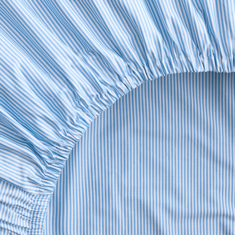 J.Crew twin XL sheet set in heritage seersucker stripe