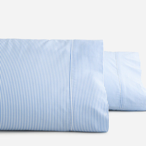 J.Crew twin XL sheet set in heritage seersucker stripe