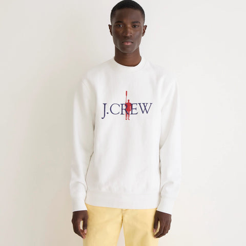 Heritage 14 oz. fleece embroidered oarsman graphic sweatshirt