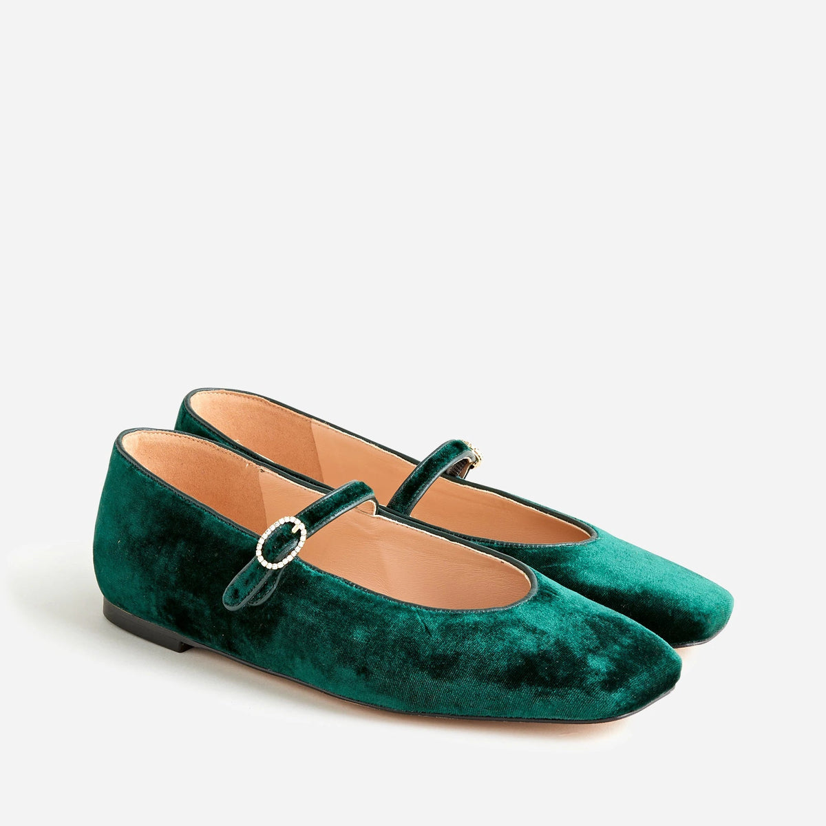 Anya Mary Jane flats in velvet