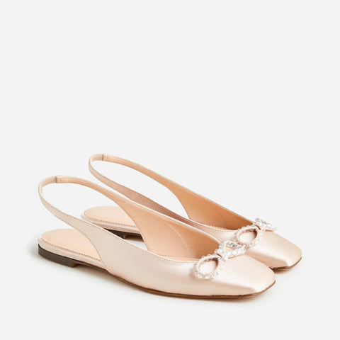 Anya slingback flats with bow
