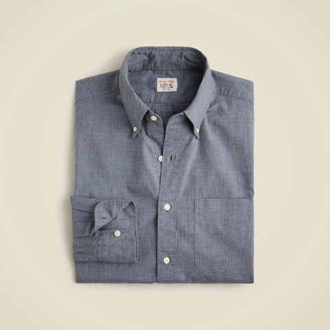 Secret Wash cotton poplin shirt