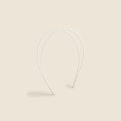 Double pearl headband