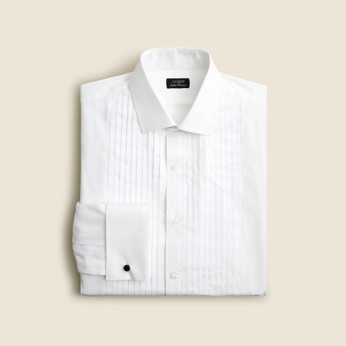 Ludlow pleated-bib tuxedo shirt