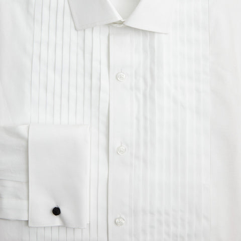 Ludlow pleated-bib tuxedo shirt