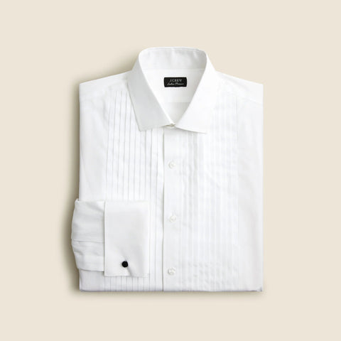 Ludlow pleated-bib tuxedo shirt