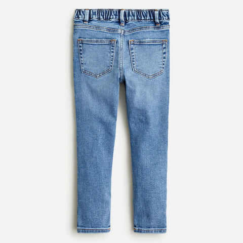 Girls' runaround jean in faded wave wash