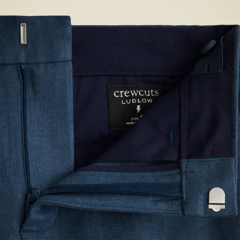 Boys' Ludlow unstructured suit pant in linen