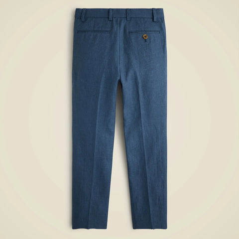 Boys' Ludlow unstructured suit pant in linen