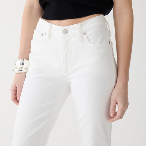 9" vintage slim-straight jean in white wash