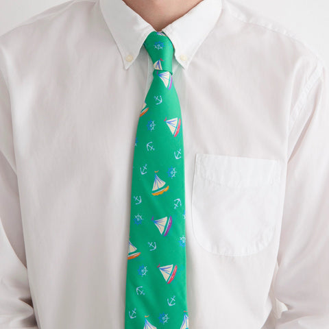English silk tie in pattern