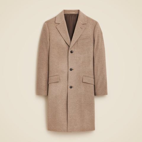 Rivington topcoat in Italian wool blend