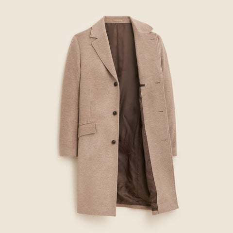 Rivington topcoat in Italian wool blend