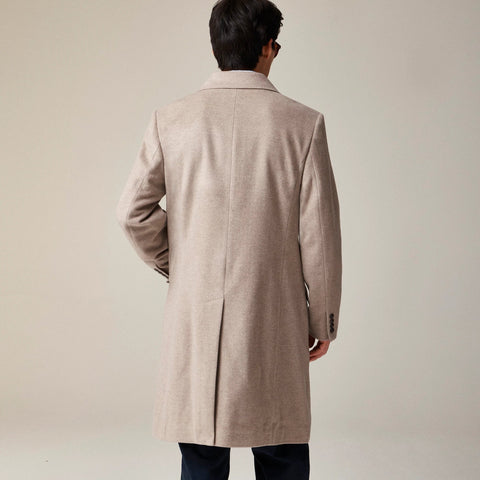Rivington topcoat in Italian wool blend