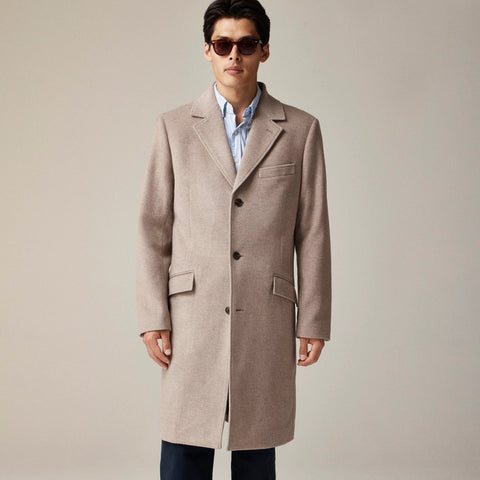Rivington topcoat in Italian wool blend