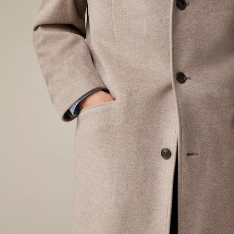 Rivington topcoat in Italian wool blend
