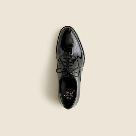 Ludlow tuxedo oxfords in patent leather