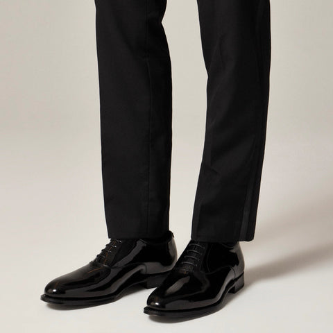 Ludlow tuxedo oxfords in patent leather
