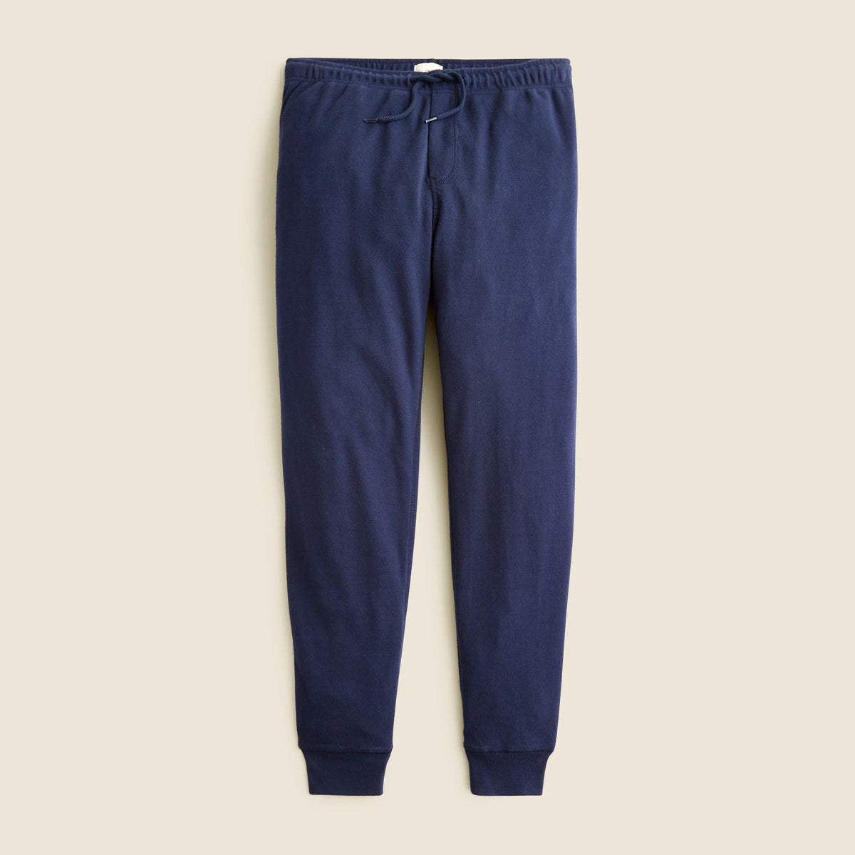 Heritage brushed rib-knit jogger pant