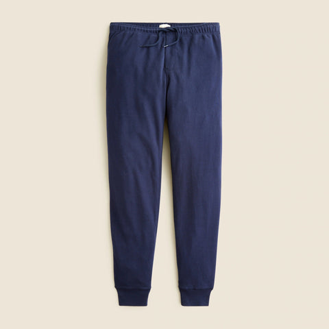Heritage brushed rib-knit jogger pant