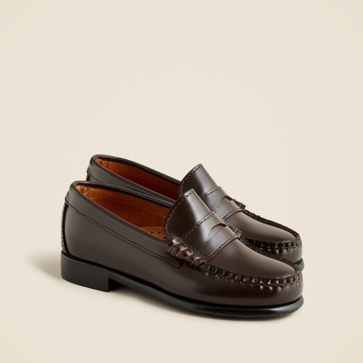 Kids' Camden loafers in leather