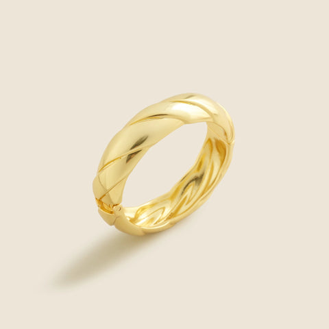 Ridged cuff bracelet