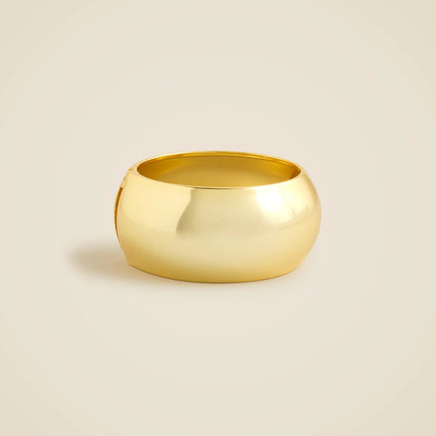 Sculptural hinge bracelet