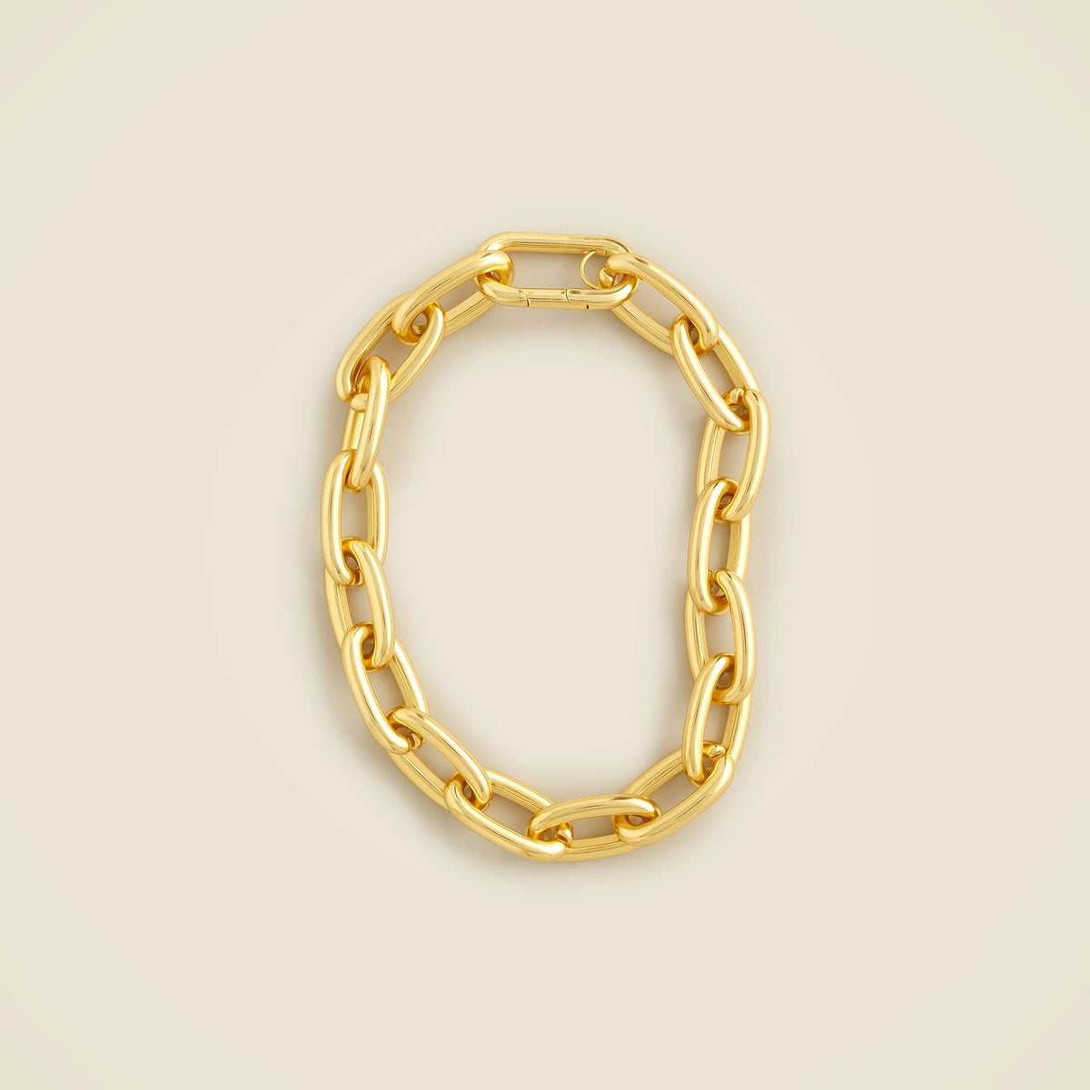 Metallic chainlink necklace