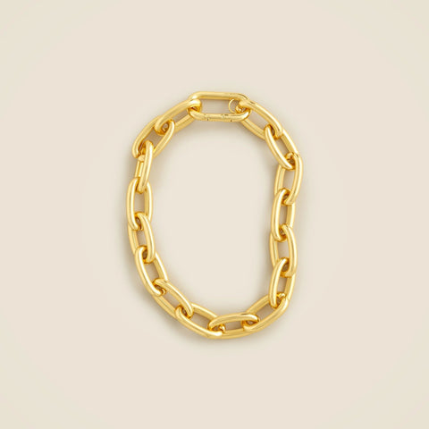 Metallic chainlink necklace