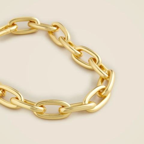 Metallic chainlink necklace