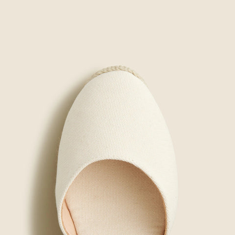 Made-in-Spain lace-up high-heel espadrilles