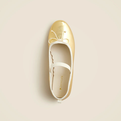 Girls' strappy ballet flats