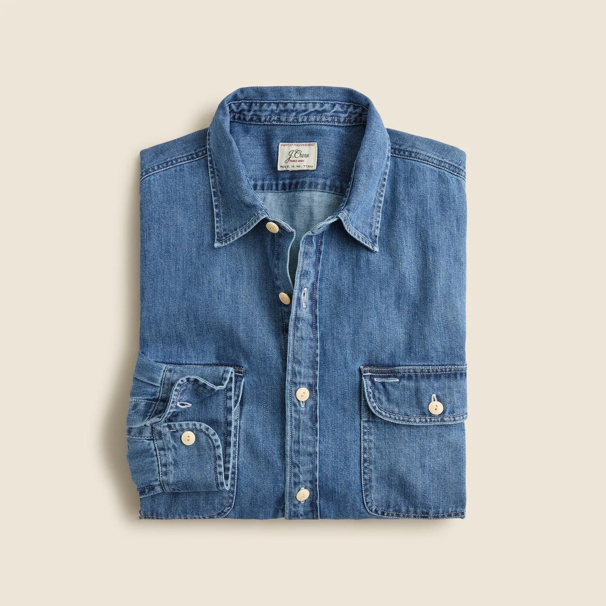 Midweight denim workshirt