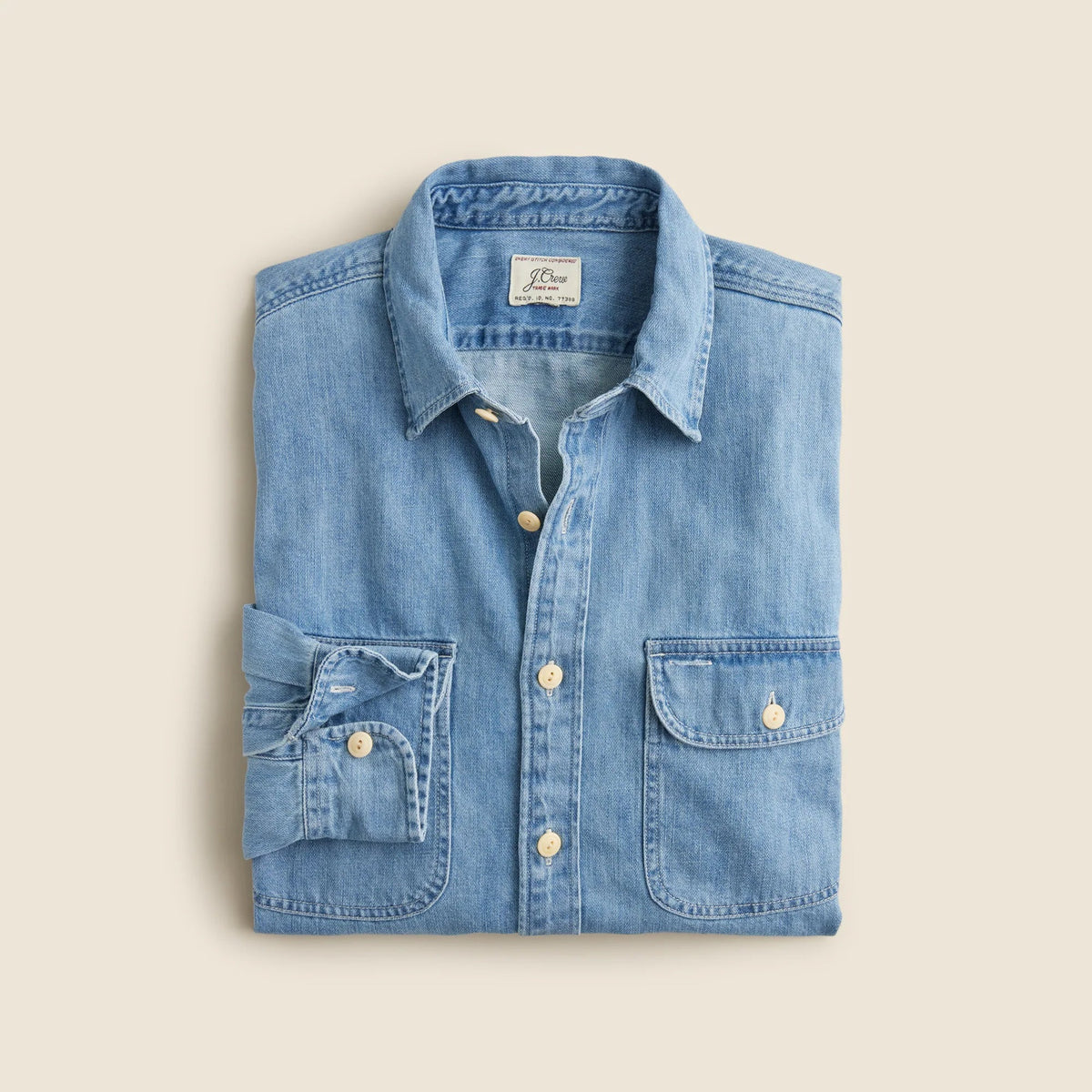 Midweight denim workshirt