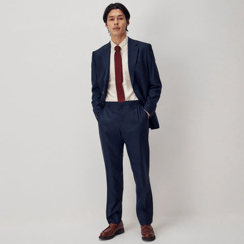 Crosby Classic-fit suit pant in Italian wool