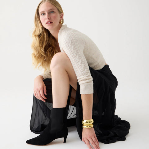 Stevie pull-on boots in suede