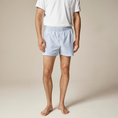 Boxer short in Broken-in organic cotton oxford