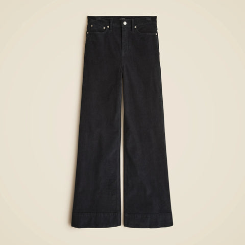 Wide-leg corduroy trouser