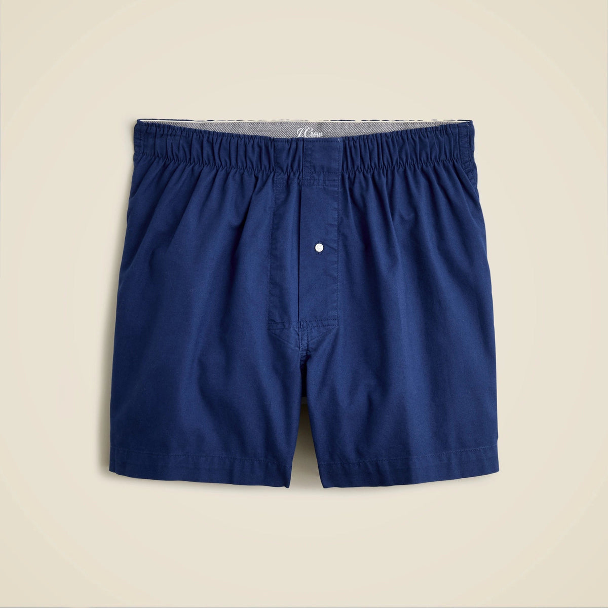 Boxer short in garment-dyed Broken-in organic cotton oxford