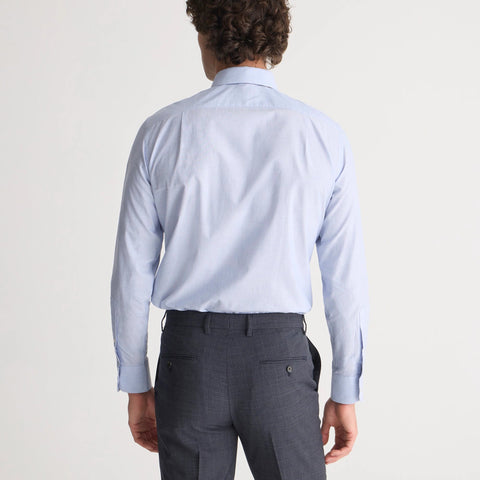 Ludlow Premium fine cotton dress shirt with button-down collar