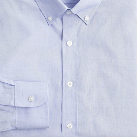 Ludlow Premium fine cotton dress shirt with button-down collar