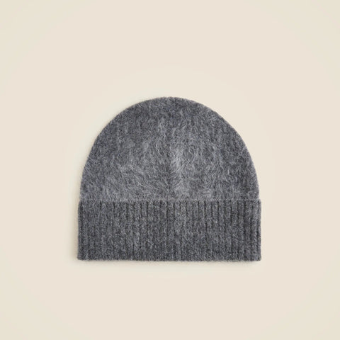 Brushed cashmere beanie