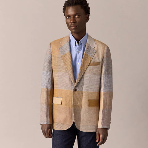 Kenmare Relaxed-fit blazer in linen twill
